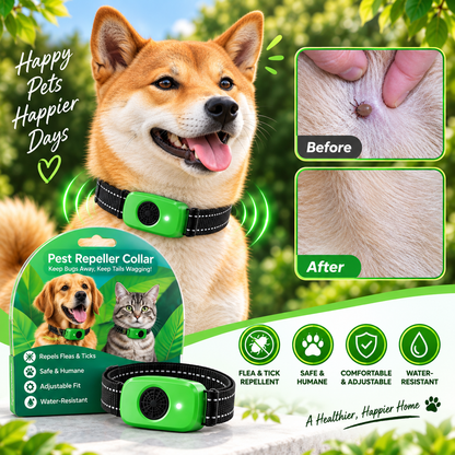 YardShield™ Flea & Tick Collar — 12 Months of Natural Protection